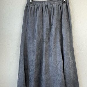 EUC Unbranded Womens Gray Midi Skirt Size M